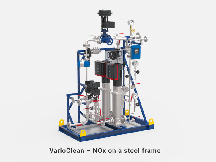 脱硝系统VarioClean--钢架上的NOx